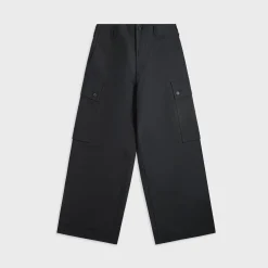 Pantalon à jambes larges et poches