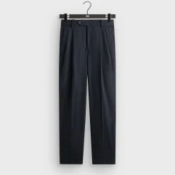 Pantalon plissé Kylan en sergé de laine Kith