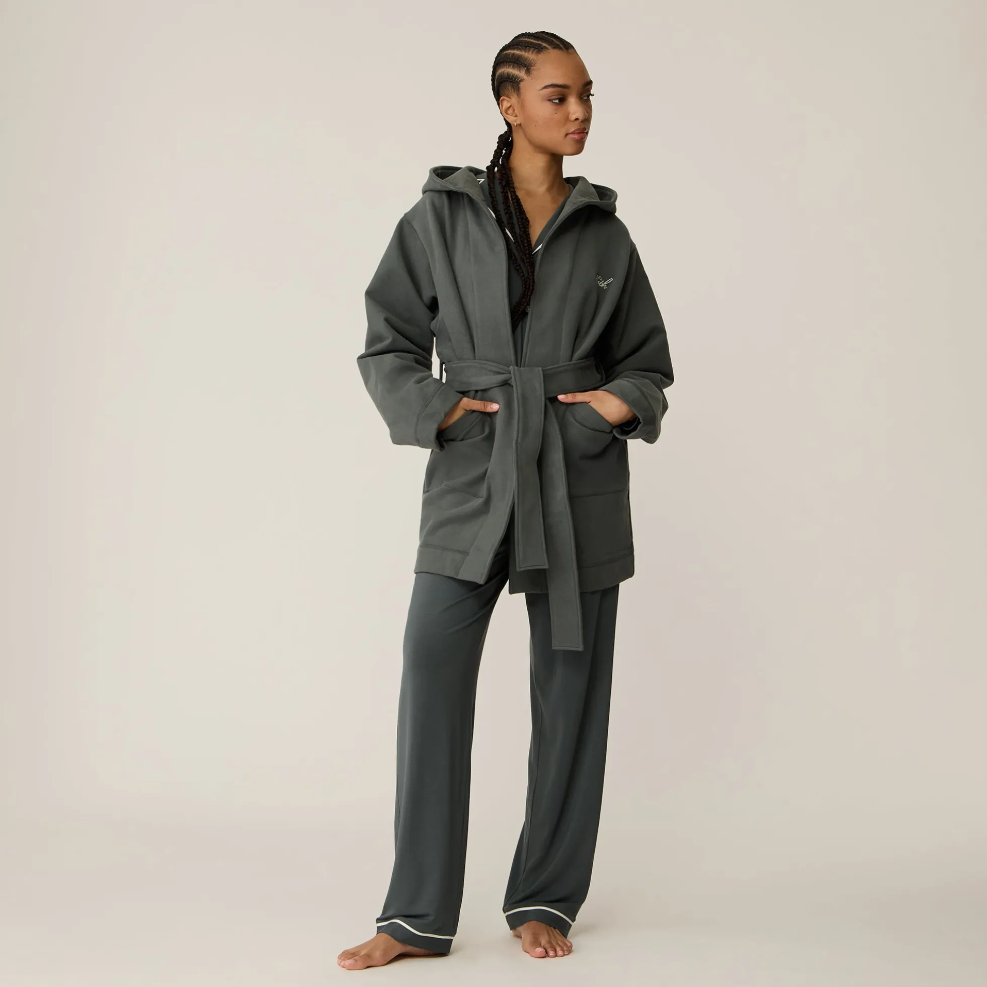 Peignoir à capuche Kith pour femme