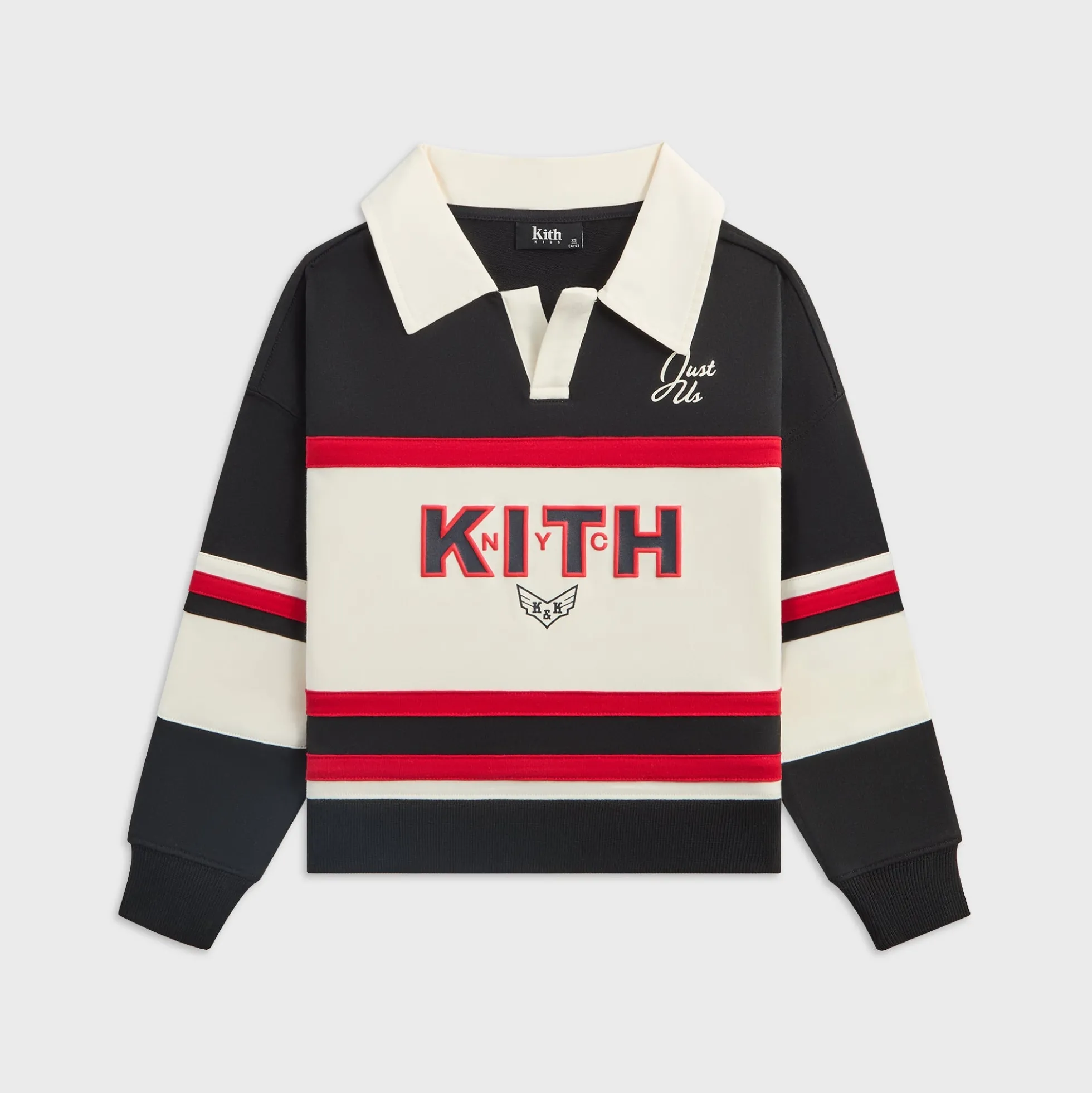 Polo Nelson Rugby à col bicolore Kith Kids
