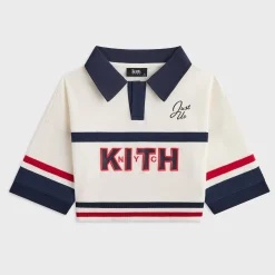 Polo Nelson Rugby à col court et color-block Kith Kids