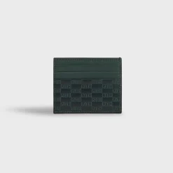 Porte-cartes en cuir monogrammé Kith