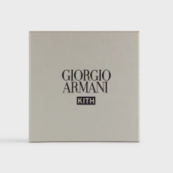 Porte-cartes en daim Giorgio Armani & Kith
