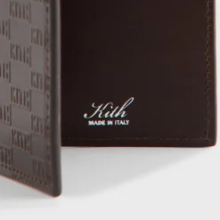 Portefeuille Kith Monogram en cuir à deux volets