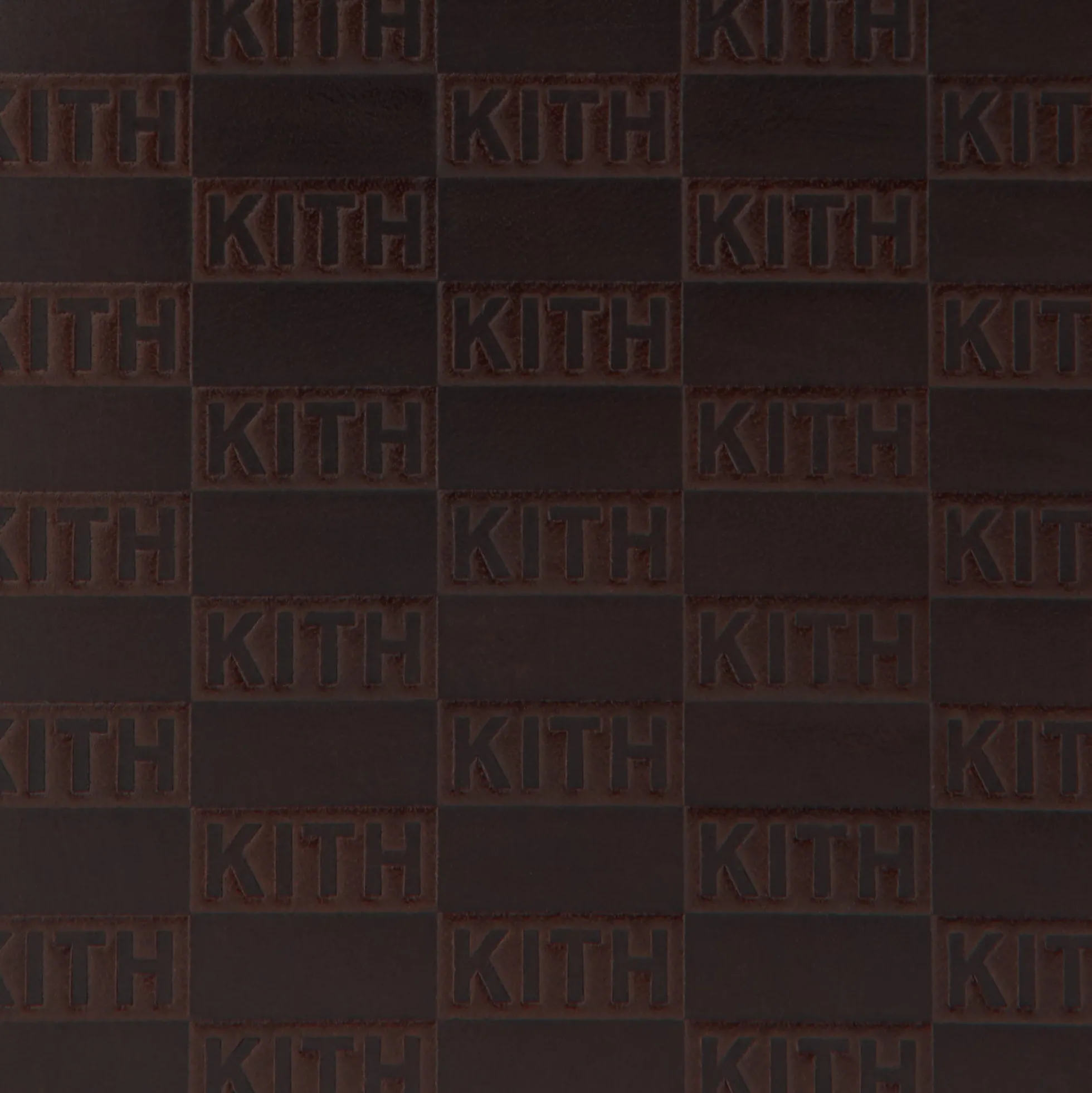 Portefeuille Kith Monogram en cuir à deux volets