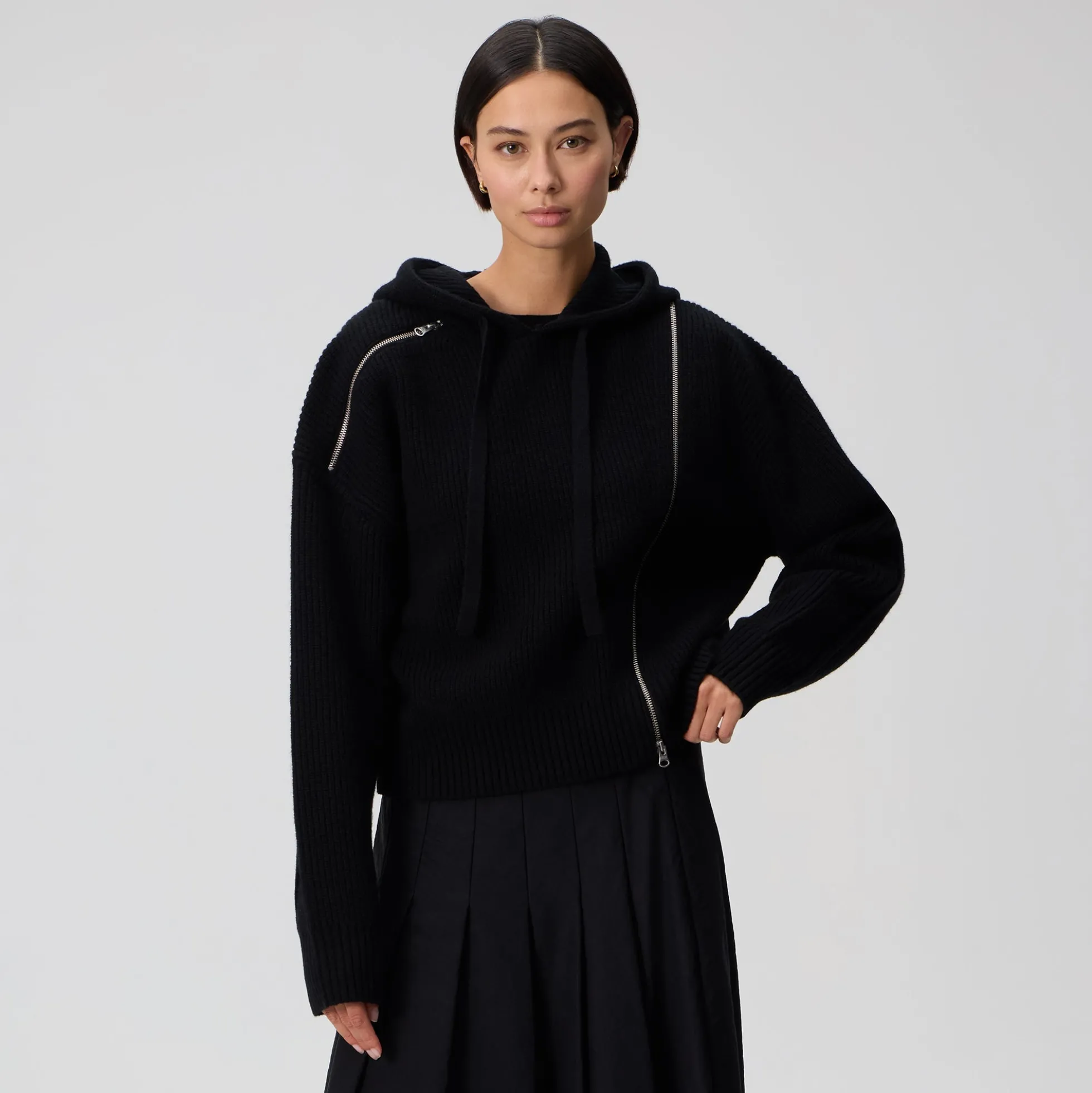 Pull à capuche zippé Kith Juni pour femme