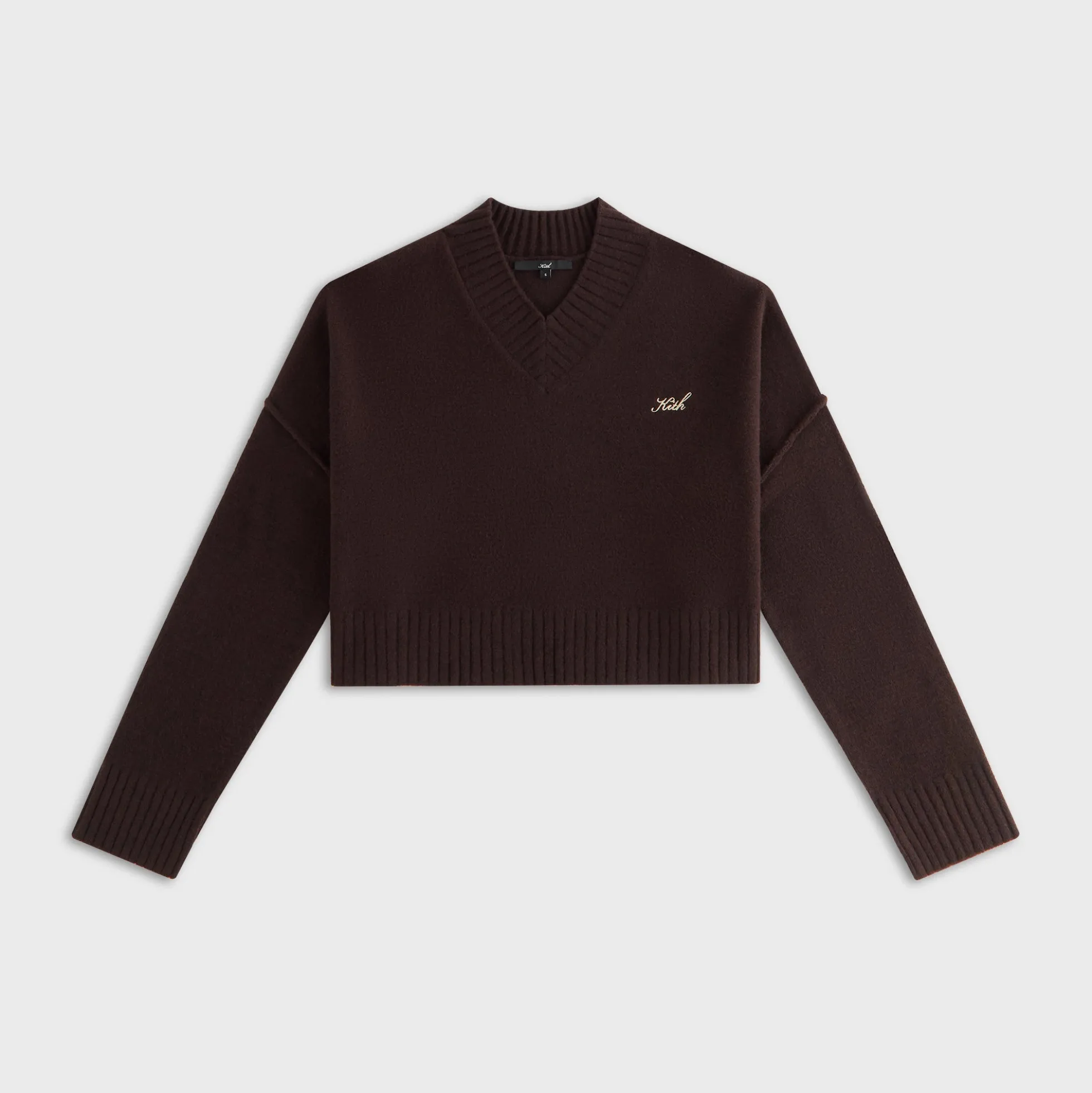 Pull court à col en V Anja pour femme de Kith