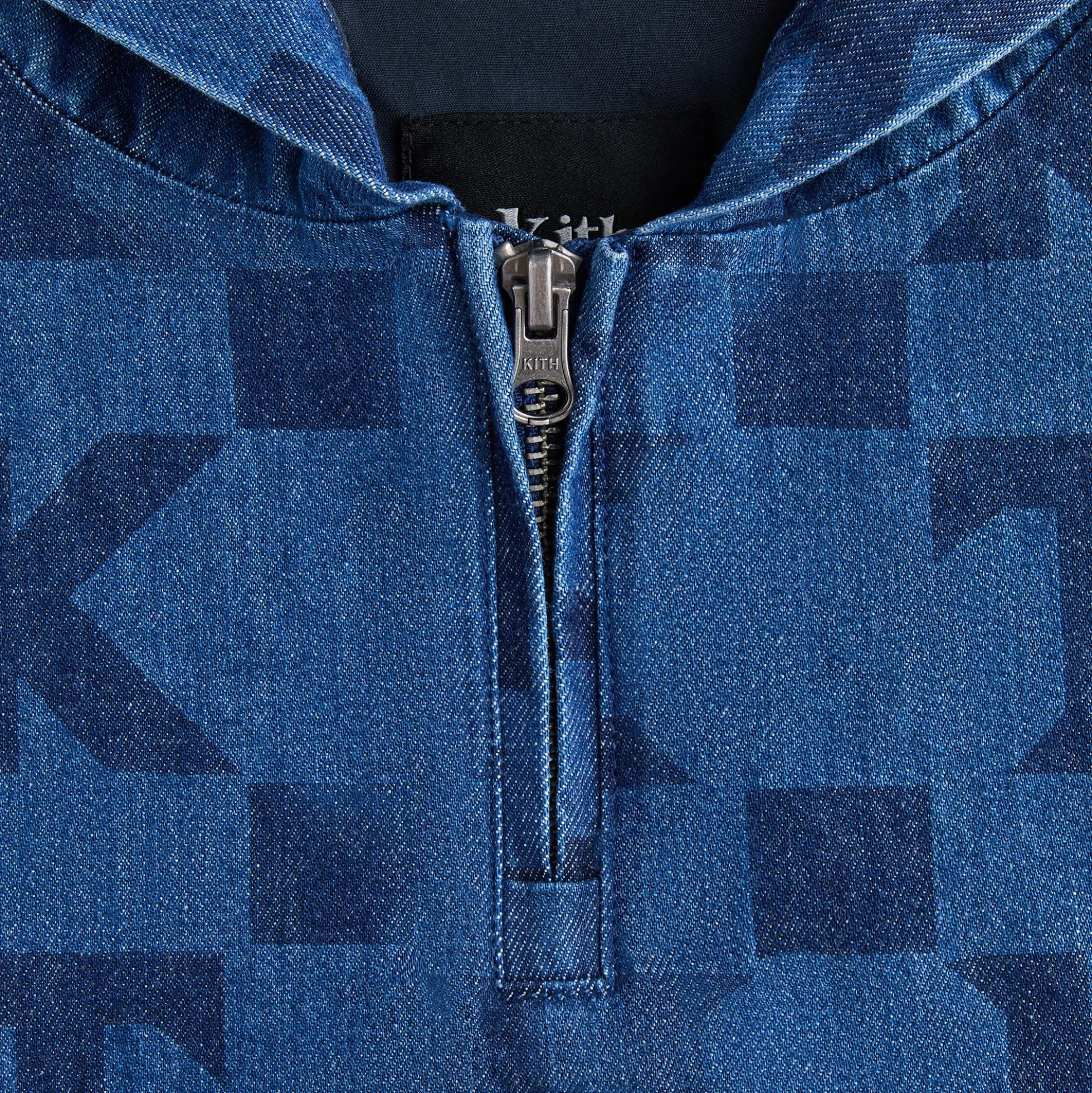 Pull en denim monogrammé Harrison de Kith Kids