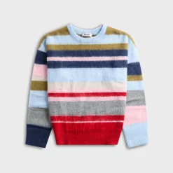 Pull en laine à rayures oversize Hawley