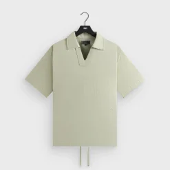 Pull Glen à manches courtes en denim délavé Kith