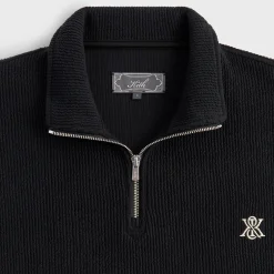 Pull Kith Nelson à col zippé en maille côtelée épaisse