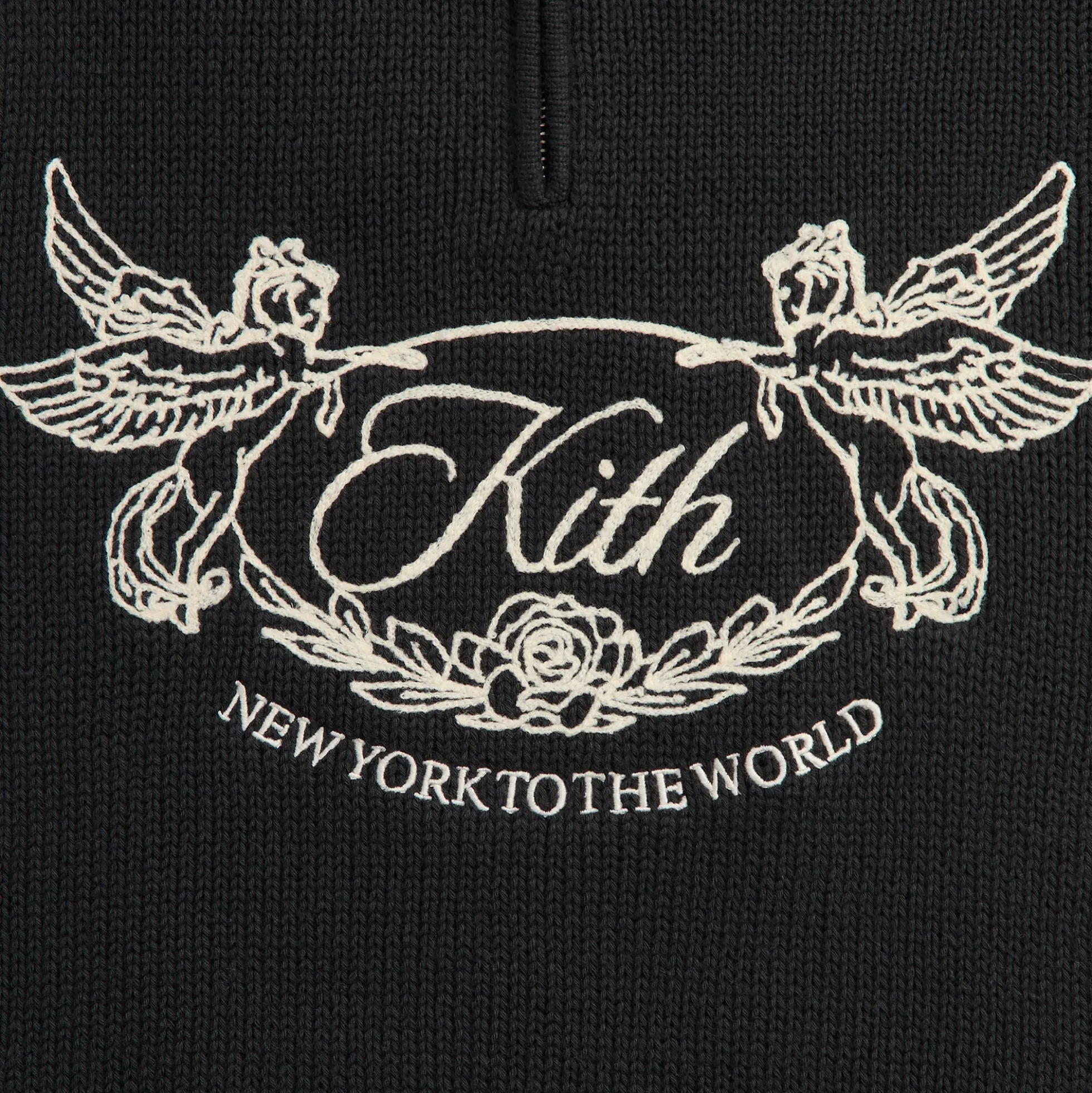 Pull Kith Wyona à fermeture éclair quart de tour