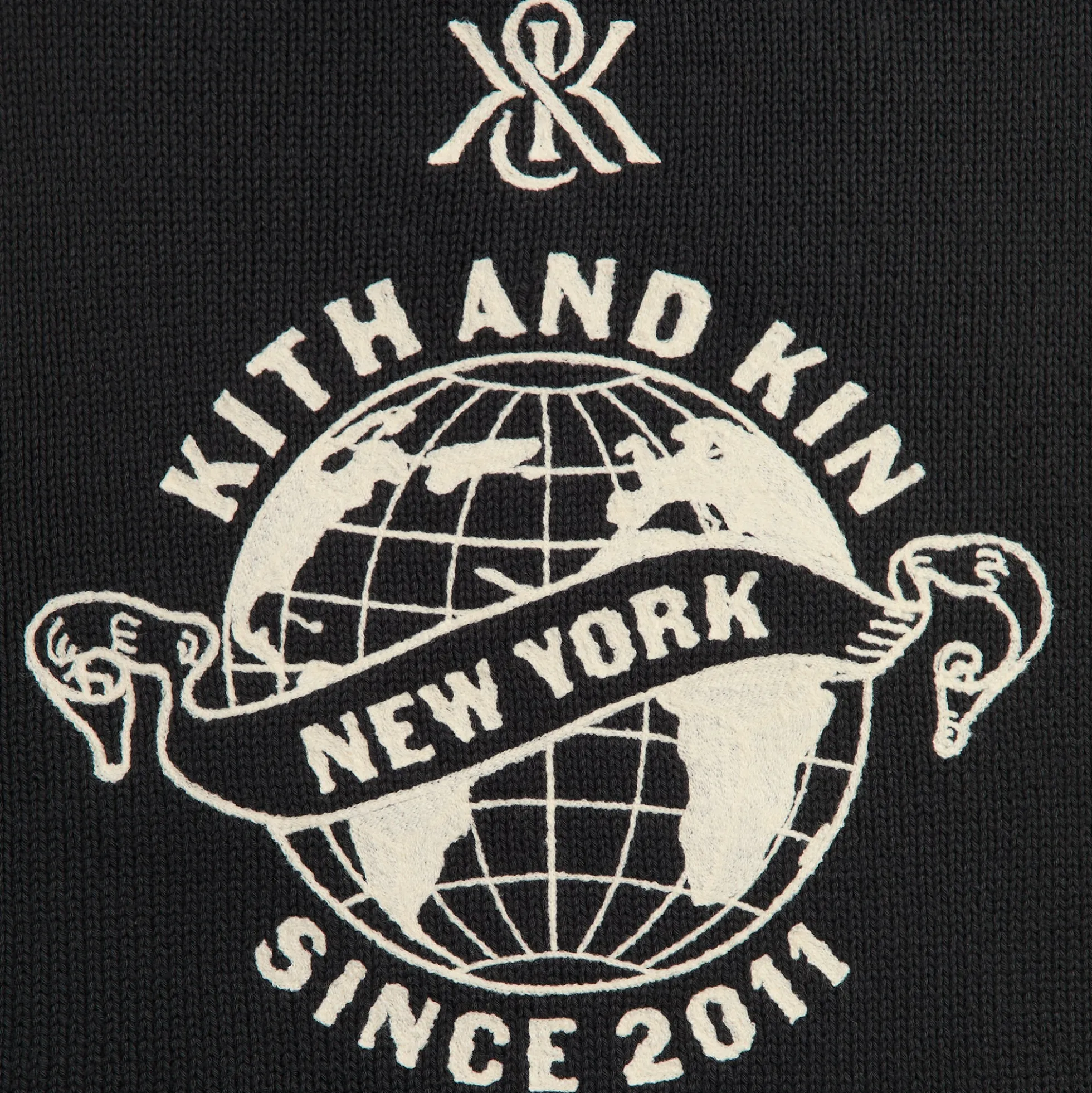 Pull Kith Wyona à fermeture éclair quart de tour