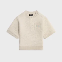 Pull matelassé Nelson Henley pour enfants Kith Kids