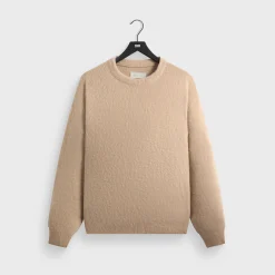 Pull-over à col rond en laine d'alpaga tricotée Kith 101 pour ssstein