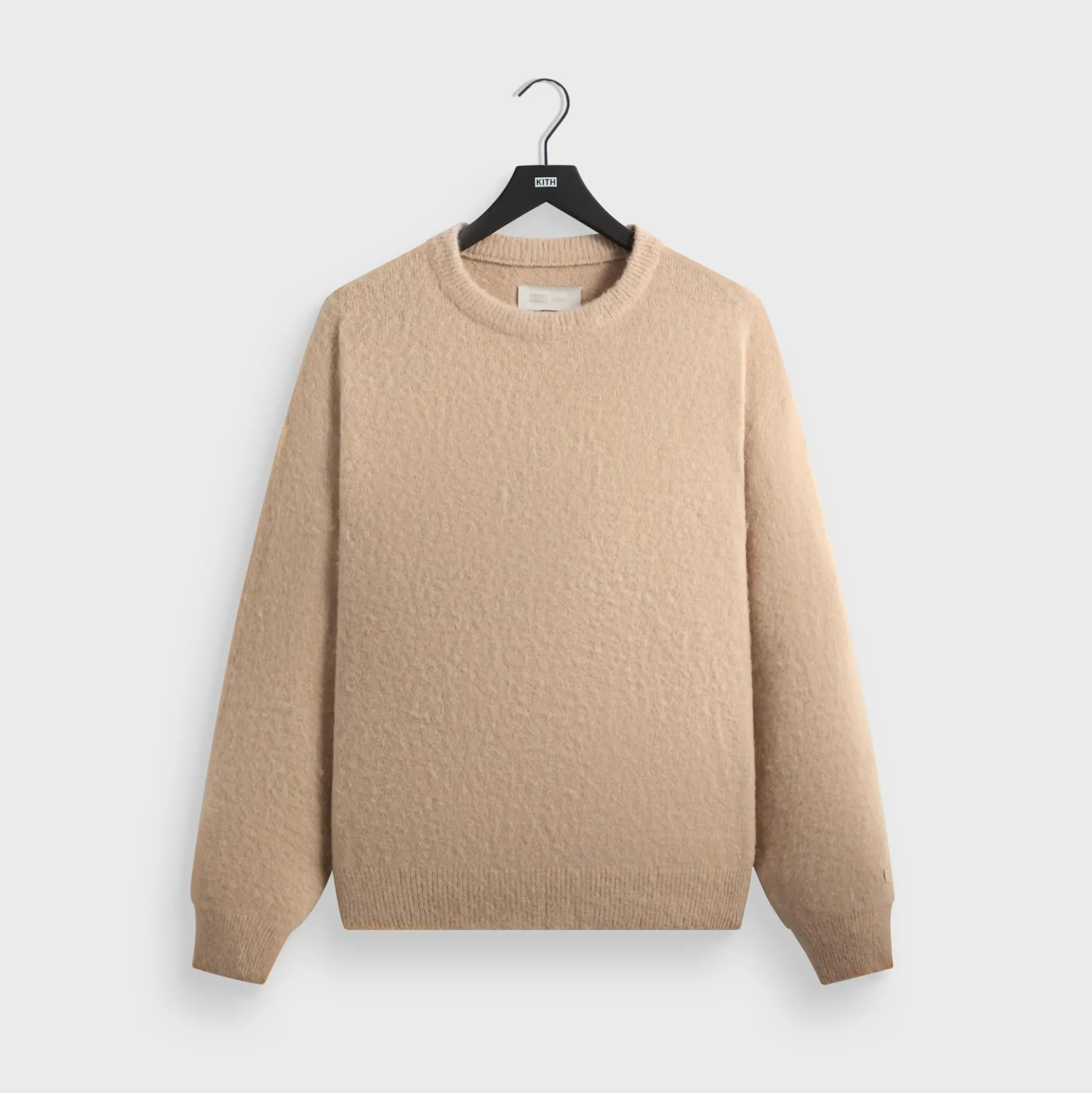 Pull-over à col rond en laine d'alpaga tricotée Kith 101 pour ssstein