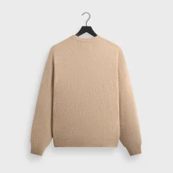 Pull-over à col rond en laine d'alpaga tricotée Kith 101 pour ssstein