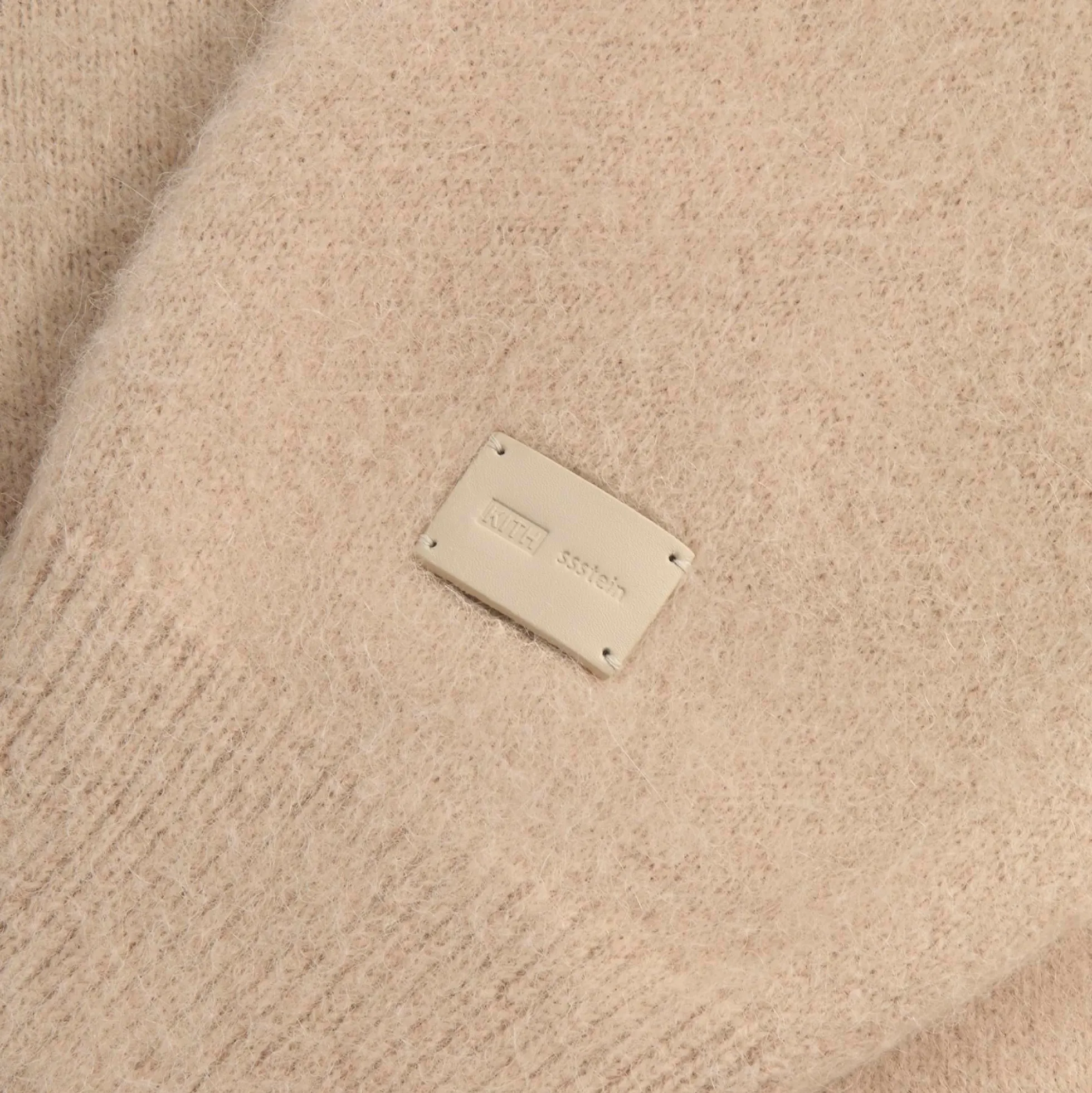 Pull-over à col rond en laine d'alpaga tricotée Kith 101 pour ssstein