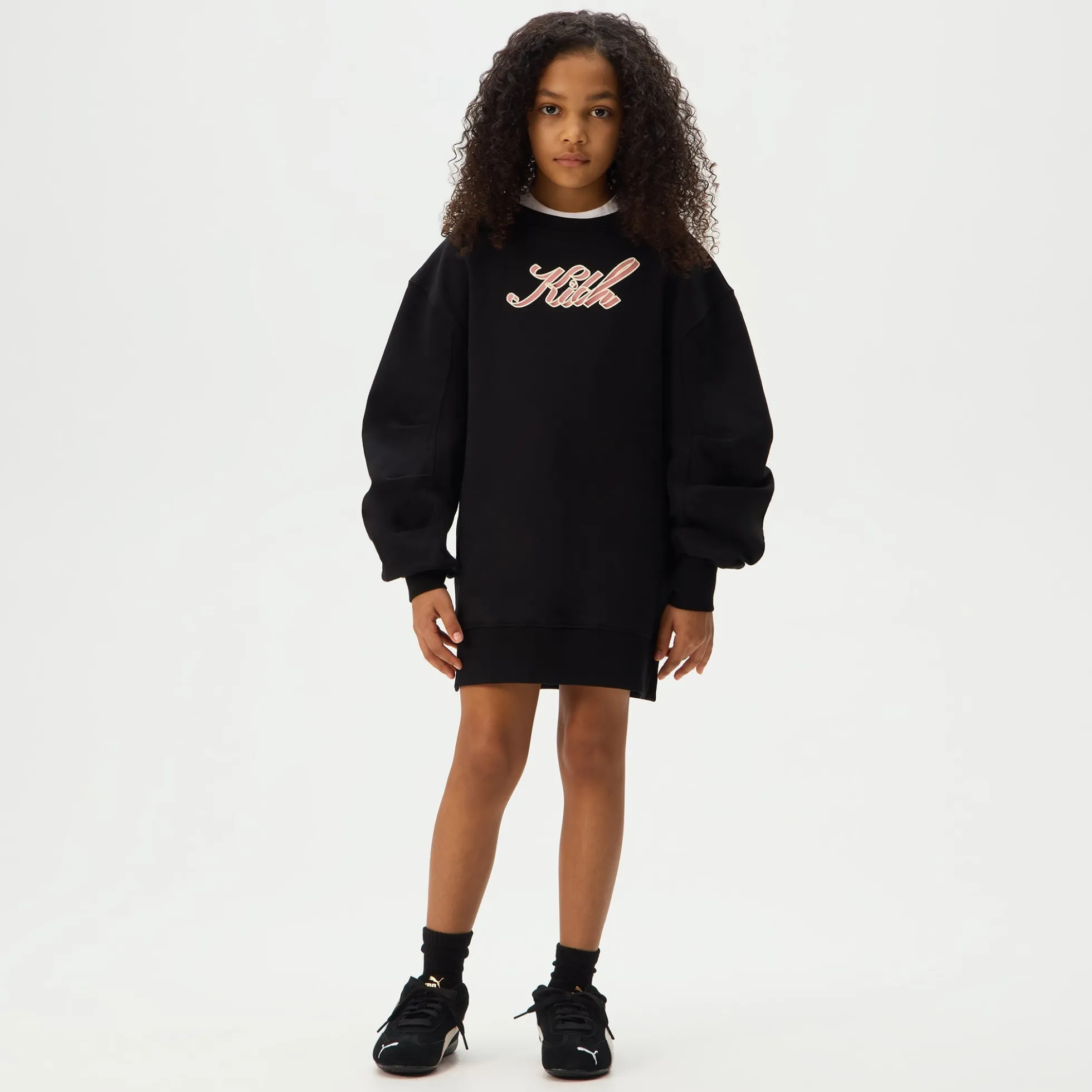 Robe Camryn à inscription ombrée Kith Kids