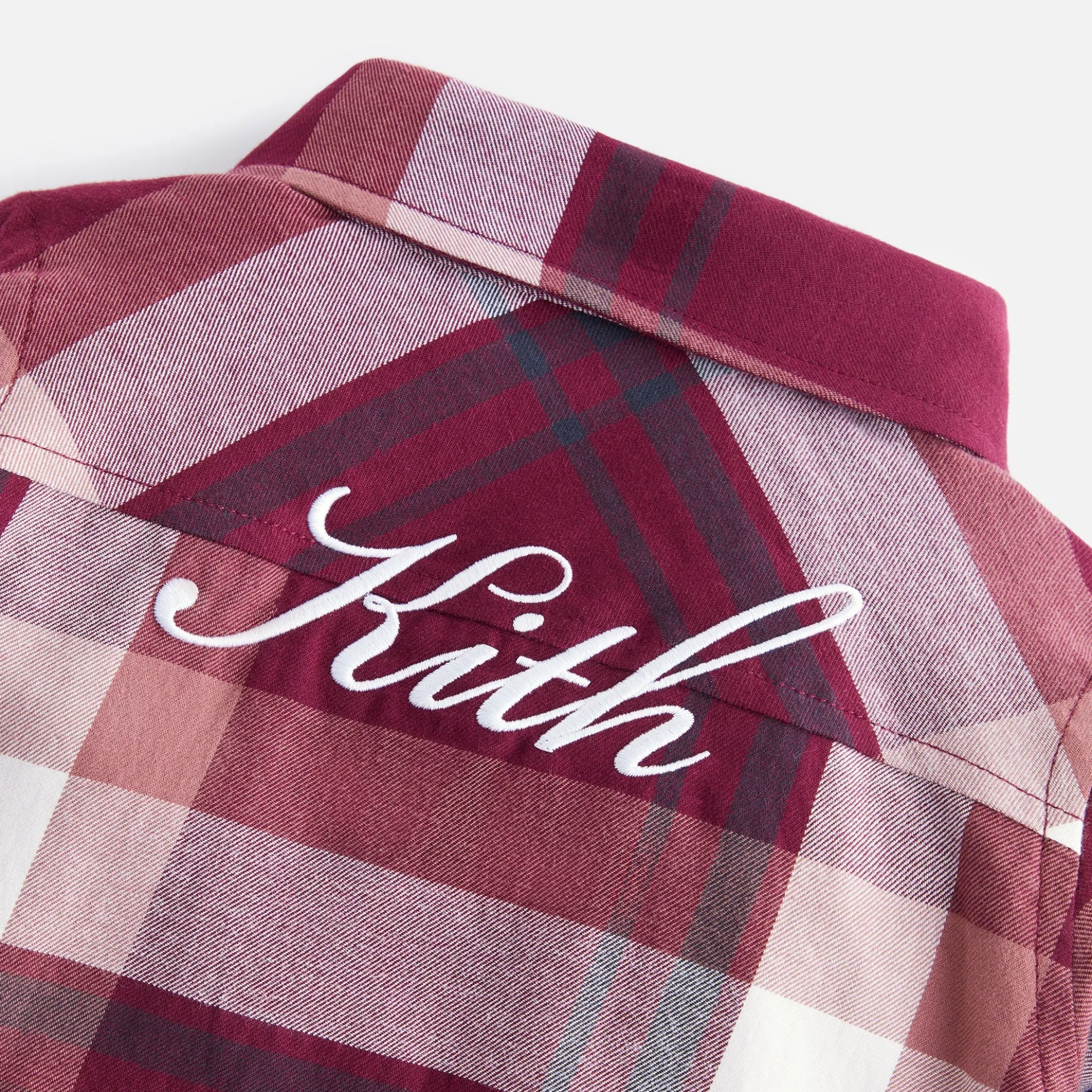 Robe Chemise à Carreaux à Manches Longues pour Enfants Kith