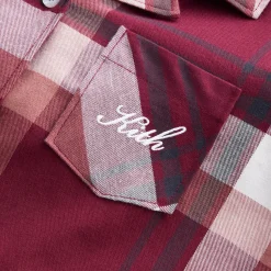 Robe Chemise à Carreaux à Manches Longues pour Enfants Kith