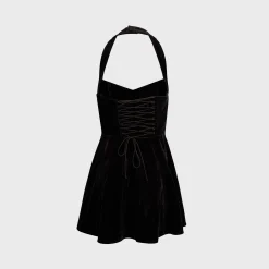 Robe dos nu en velours Juliette de