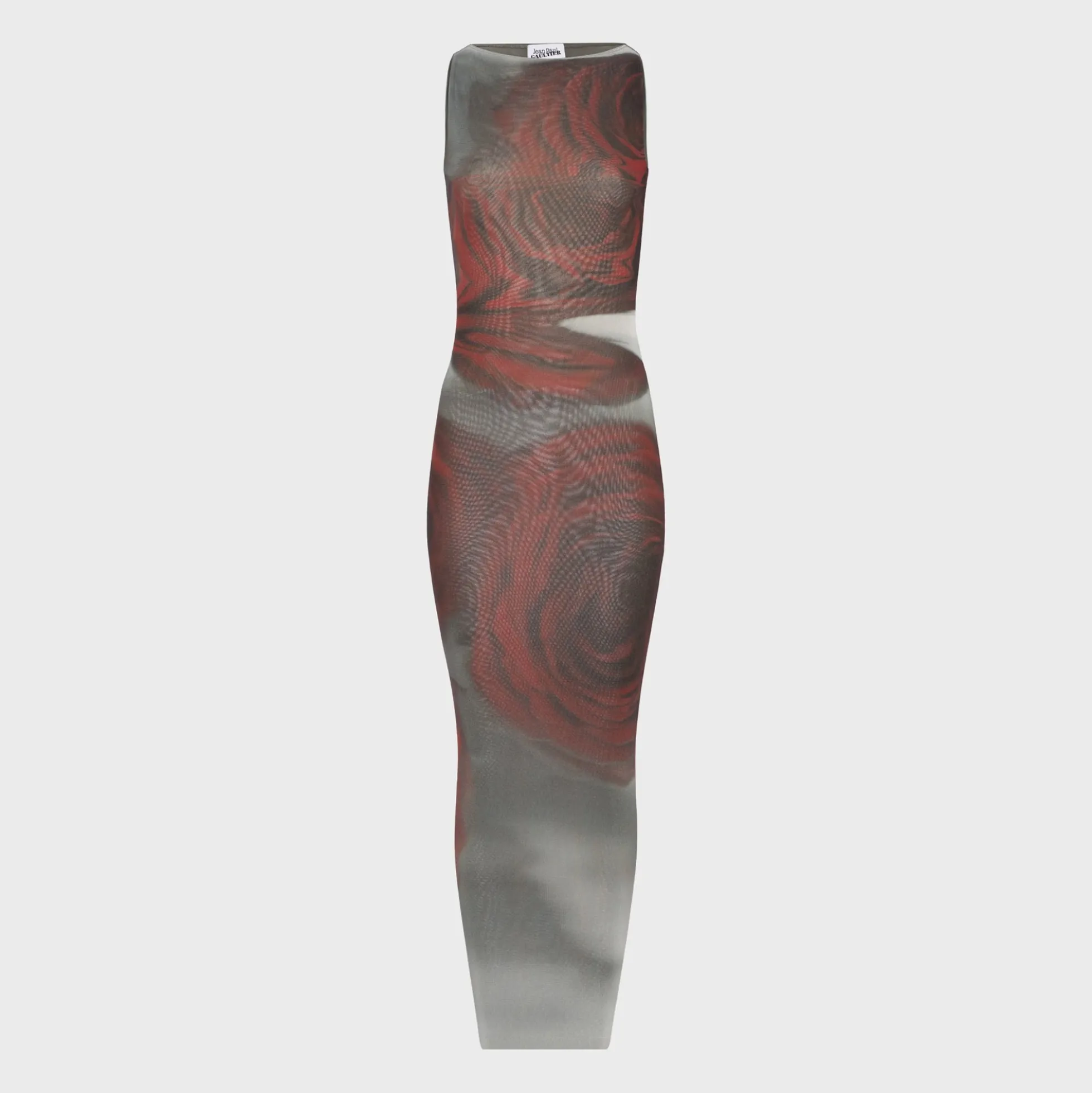 Robe à imprimé roses floues