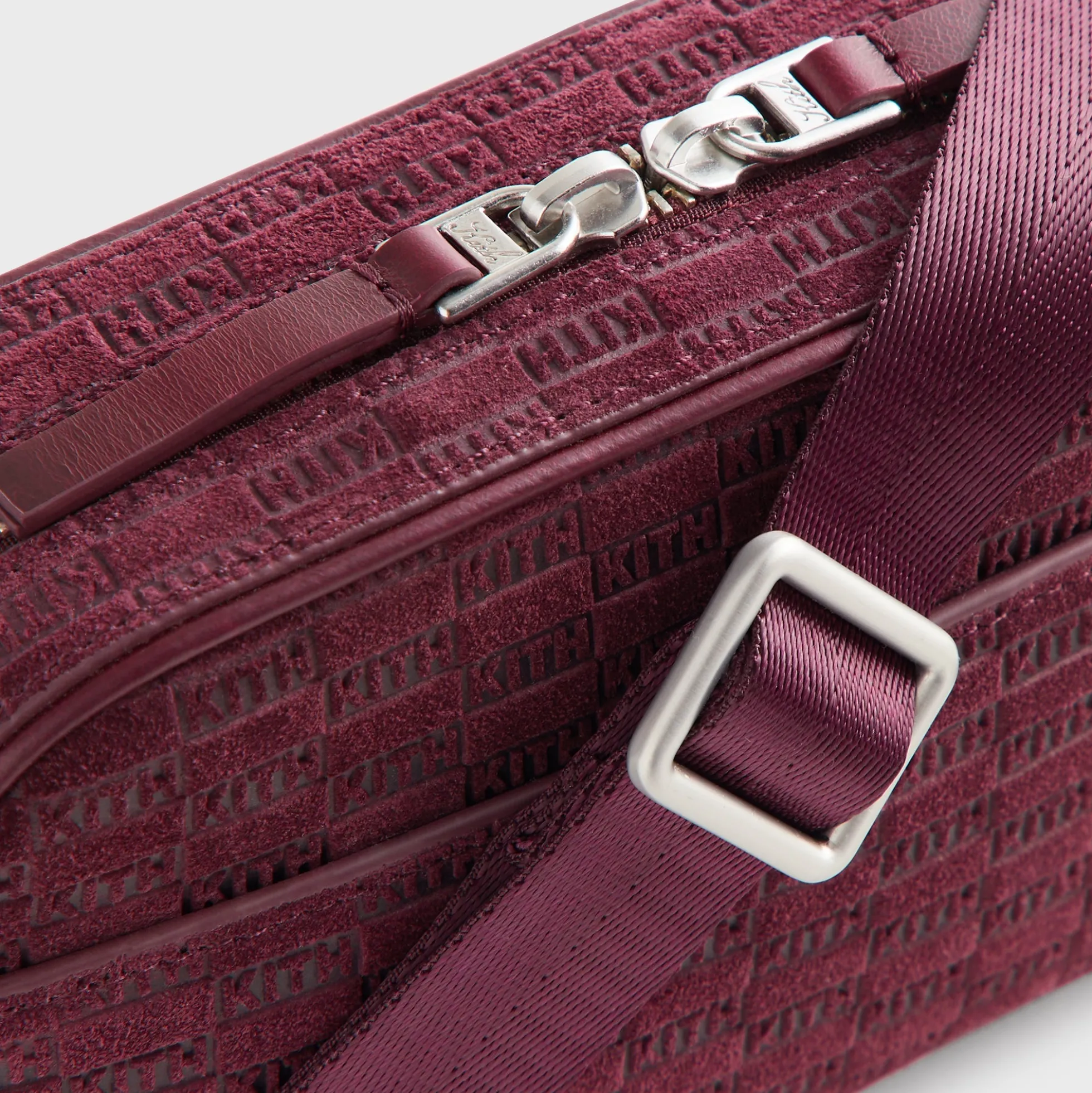 Sac Crosswalk K20 en daim monogrammé Kith