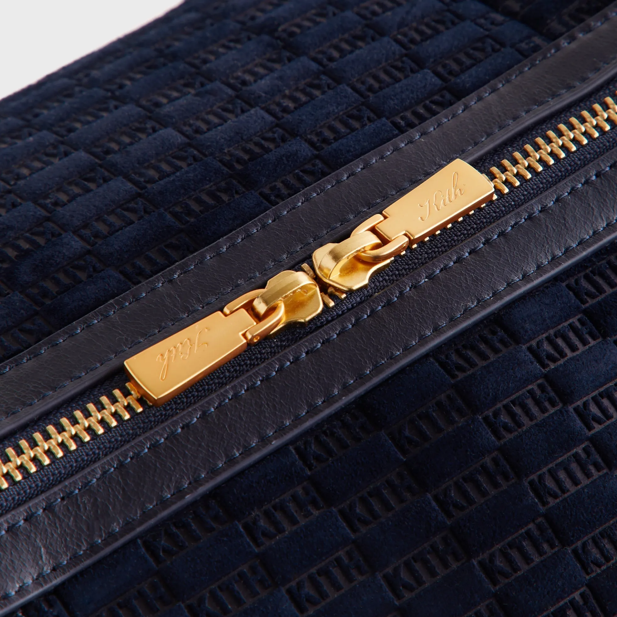 Sac de voyage Kith K40 en daim monogrammé