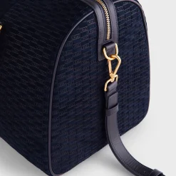 Sac de voyage Kith K40 en daim monogrammé