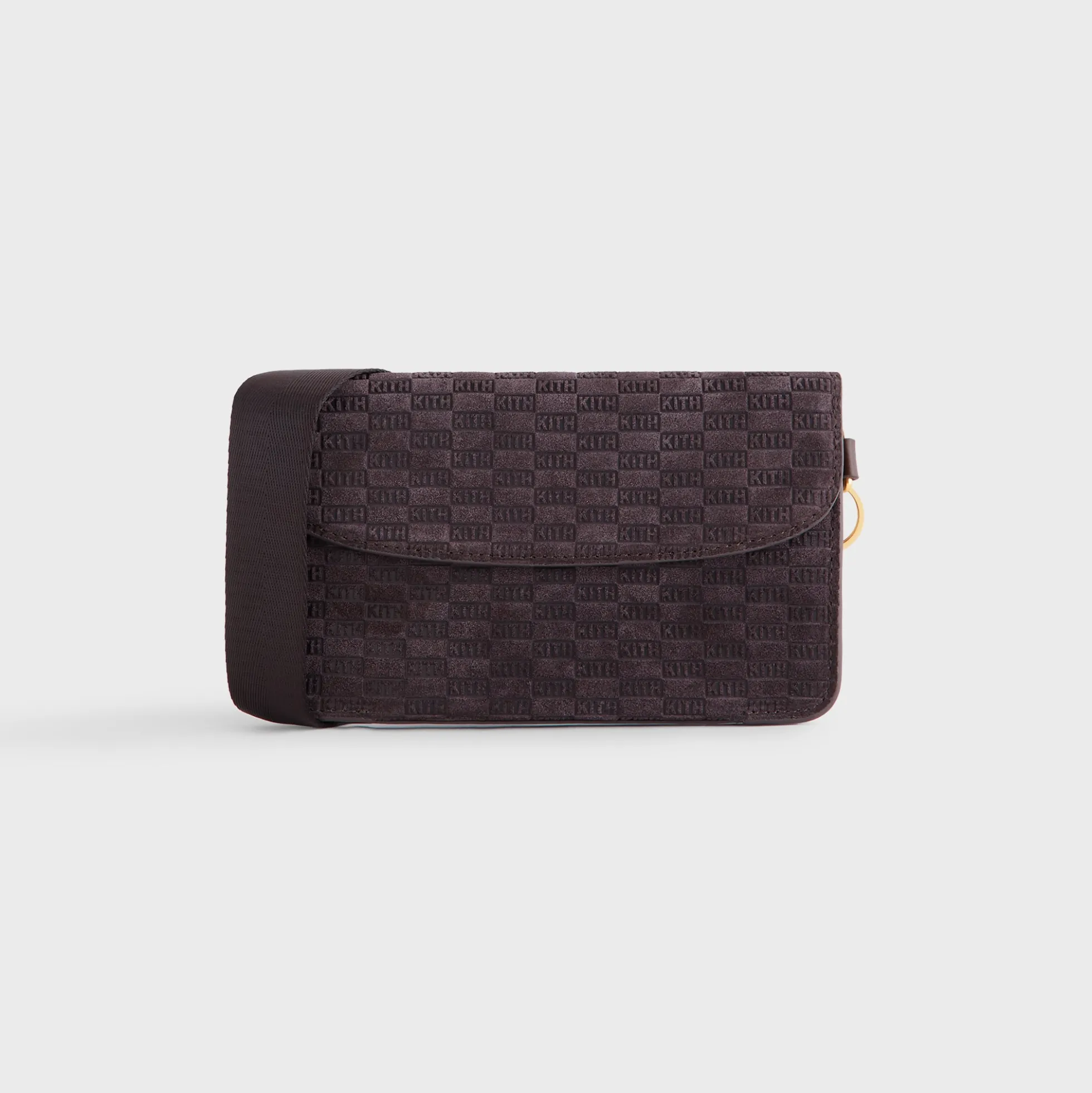 Sac enveloppe en daim Kith Monogram K20