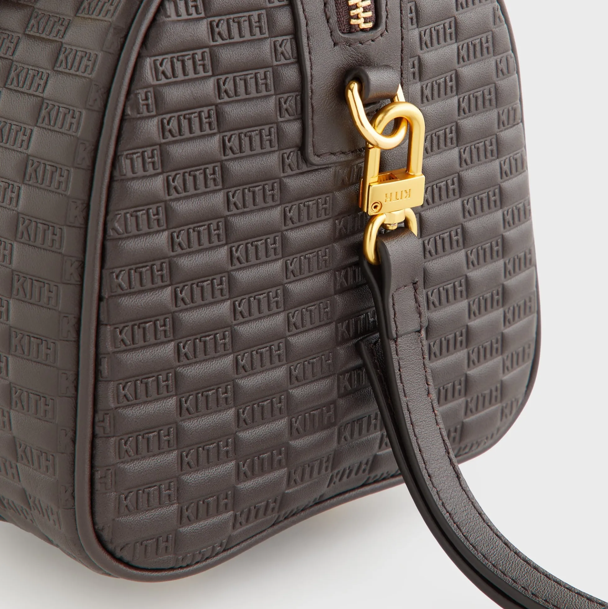 Sac Kith pour femme en cuir lisse monogrammé Harlowe