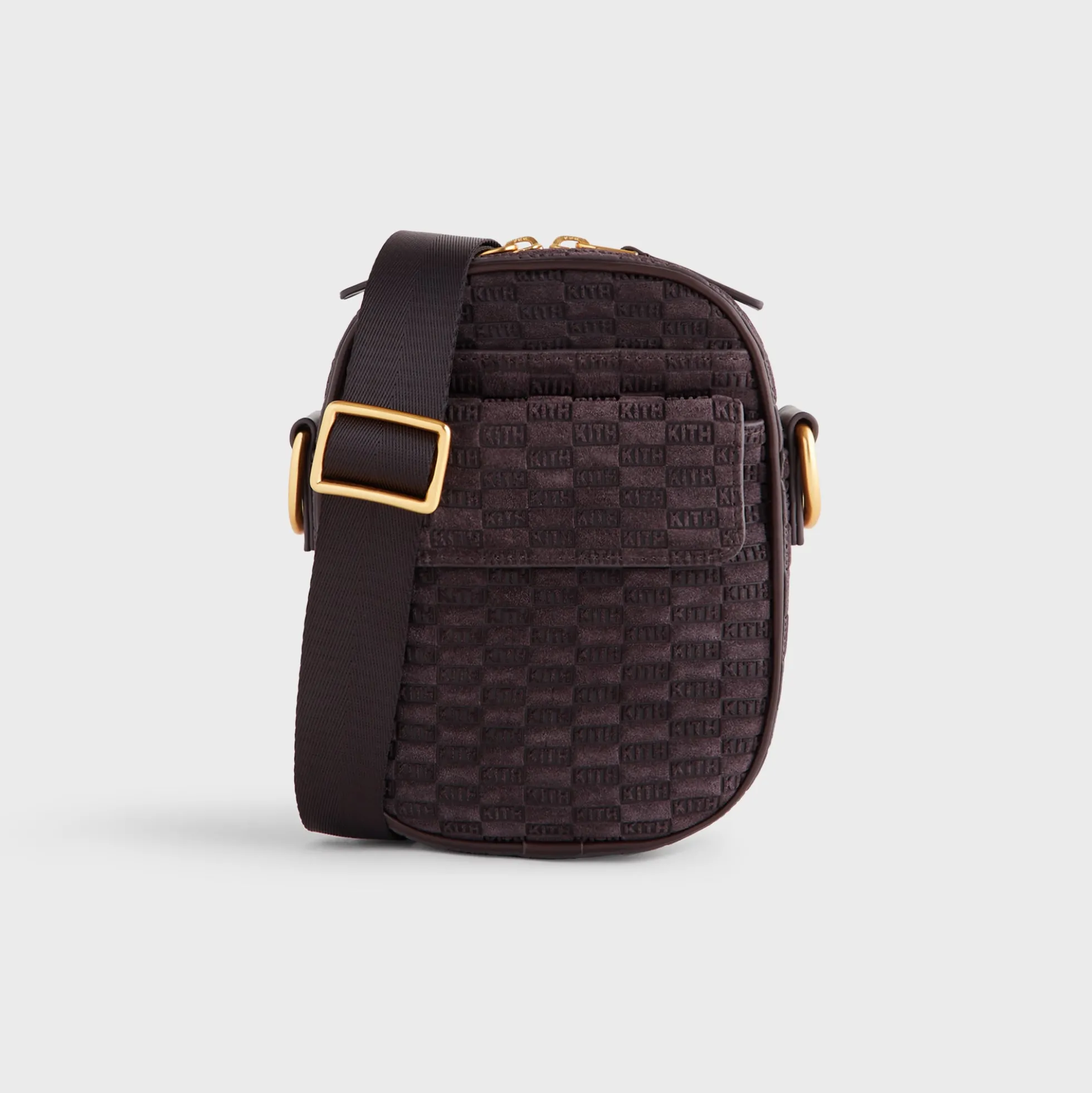 Sac passager Kith K15 en daim monogrammé