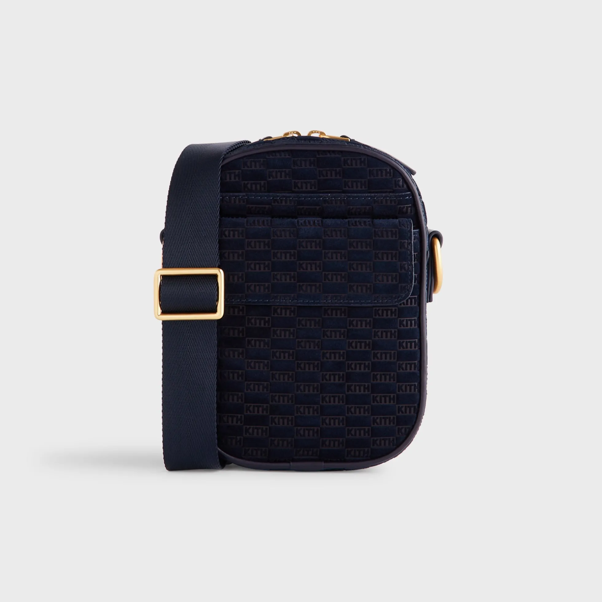 Sac passager Kith K15 en daim monogrammé
