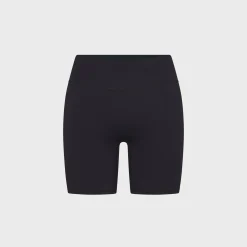 Short cycliste taille haute mat
