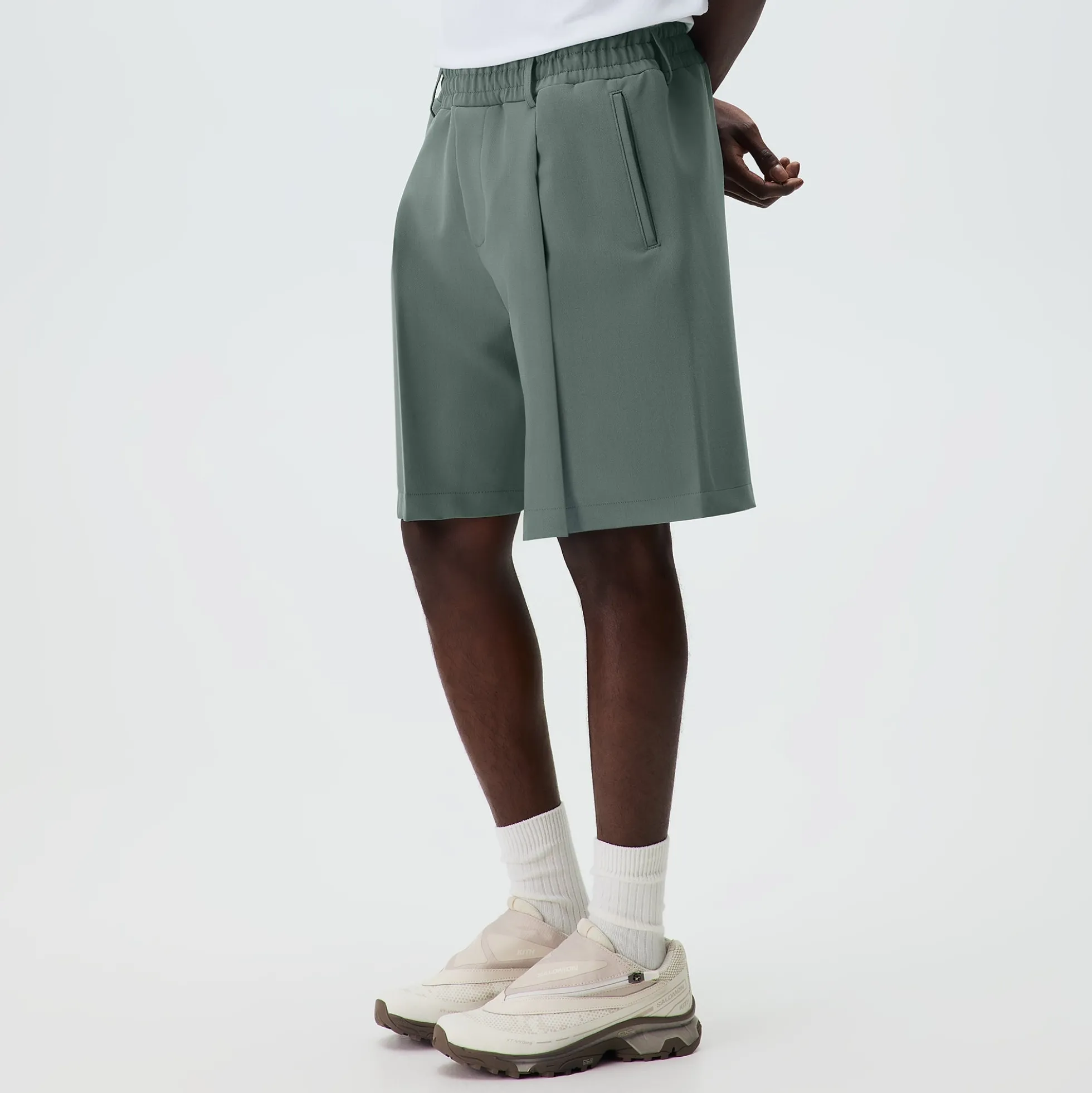 Short Kith Jude en maille double tissage mi-lourde