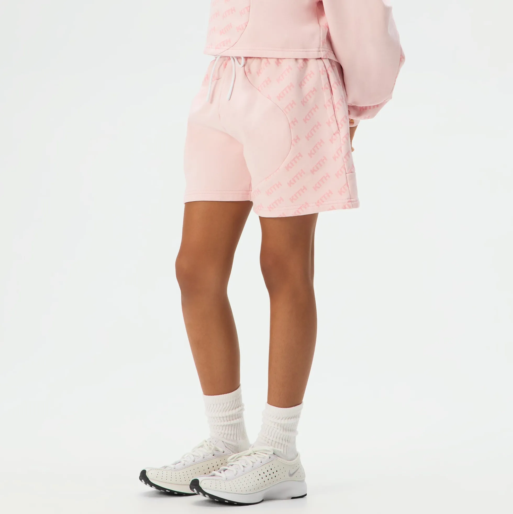 Short Kith Kids Michla à monogramme bloqué