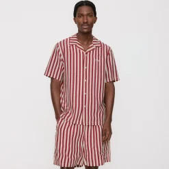 Short rayé en cèdre Kith