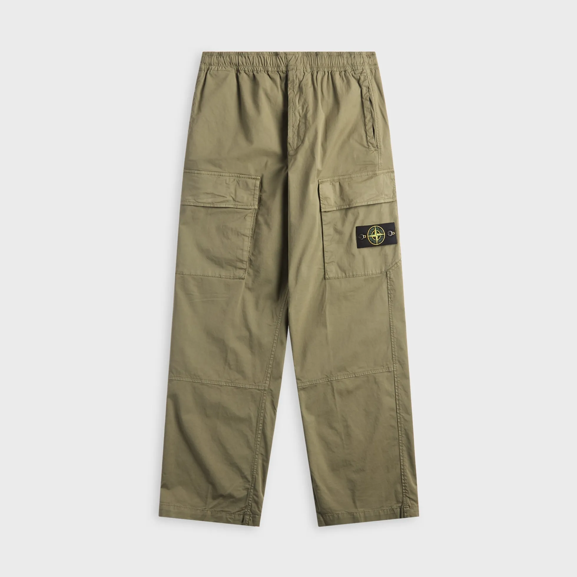 Stretch Organic Cotton Twill Cargo Trousers
