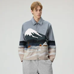 Surchemise d'hiver en microfibre suédée Kith Scenic
