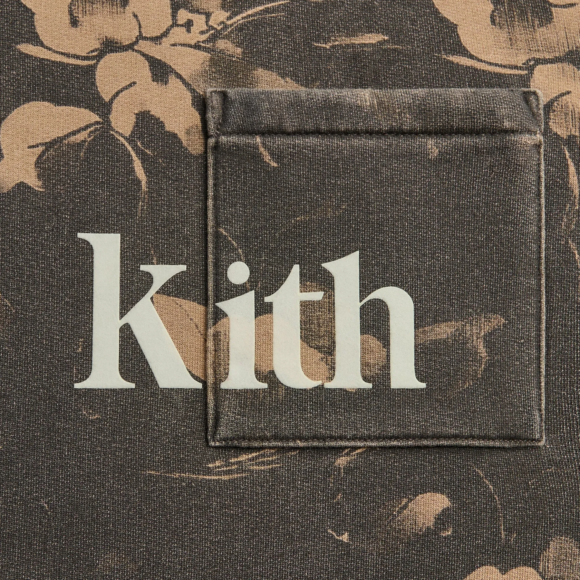 Sweat à capuche Kith Quinn à imprimé pédales délavé