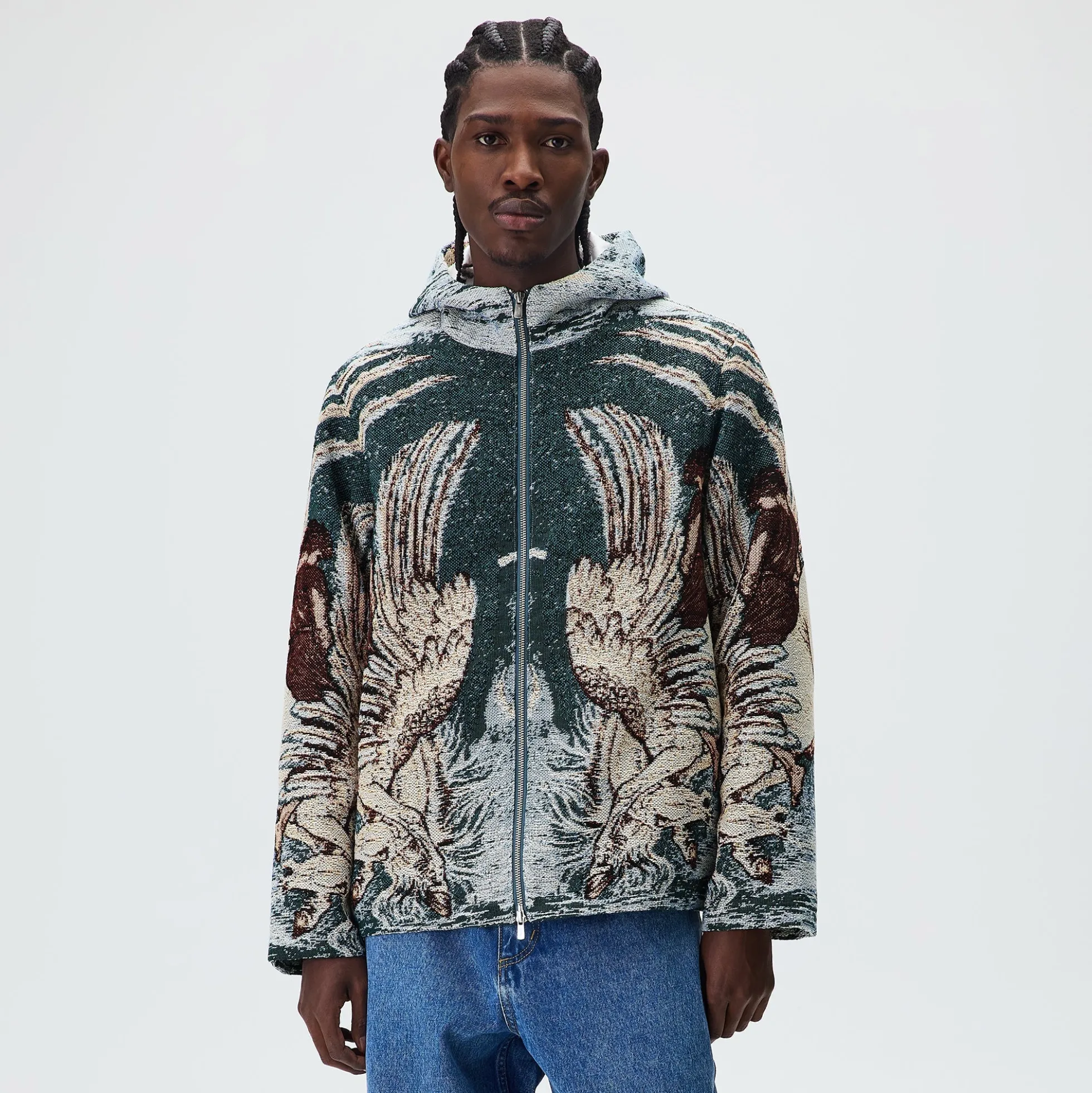 Sweat à capuche zippé Kith Braden Tapestry