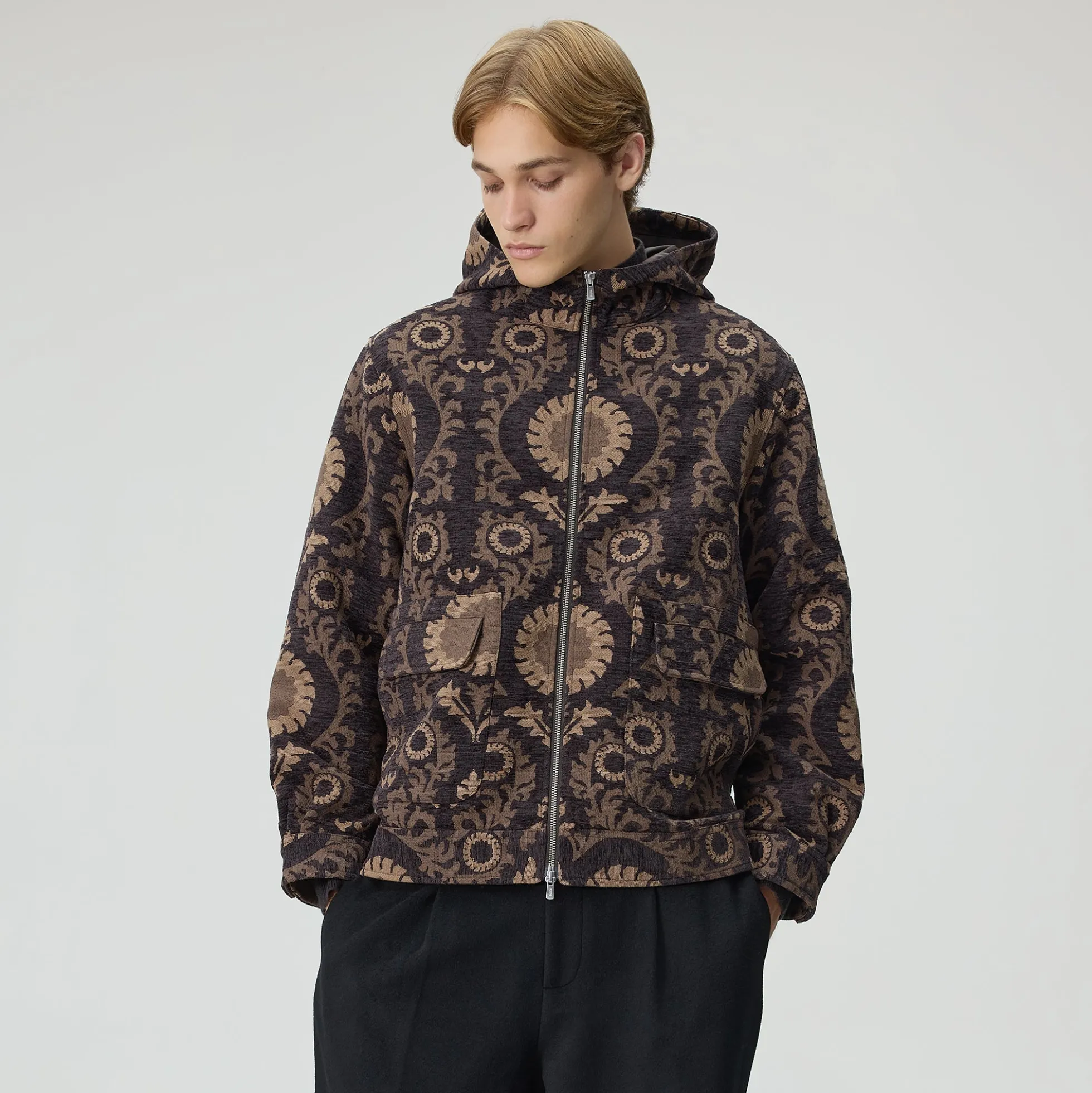 Sweat à capuche zippé Kith Chenille Tapestry Selfridge
