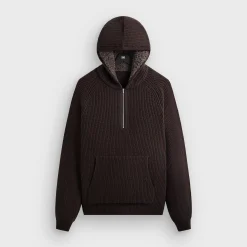 Sweat à capuche zippé Kith en maille mérinos