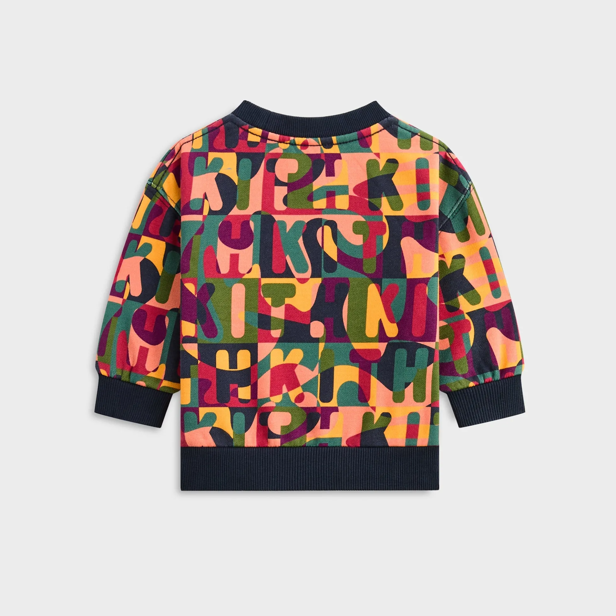 Sweat-shirt à col rond Kith Baby Nelson imprimé monogramme
