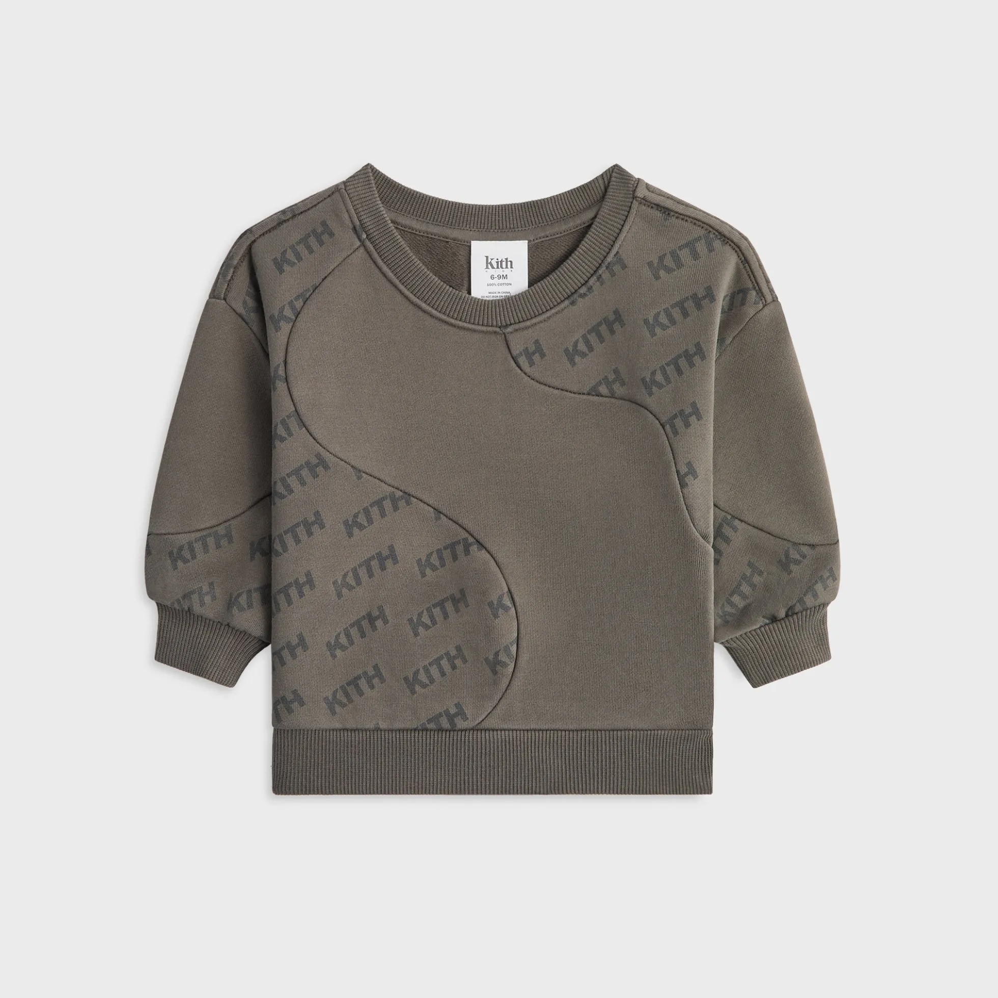 Sweat-shirt Kith Baby Nelson à monogramme bloqué