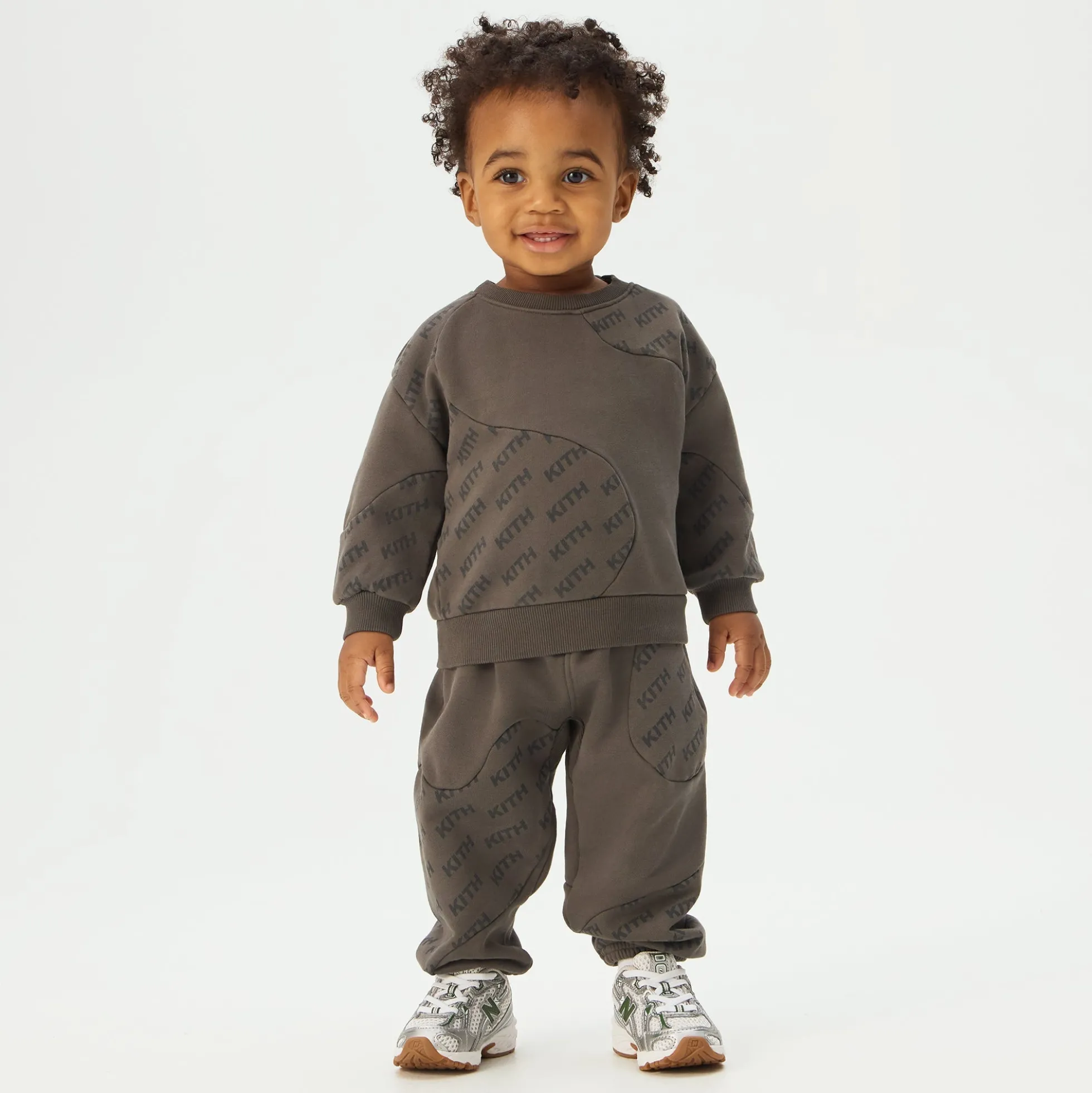 Sweat-shirt Kith Baby Nelson à monogramme bloqué