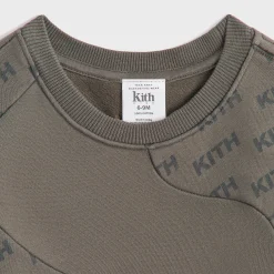 Sweat-shirt Kith Baby Nelson à monogramme bloqué