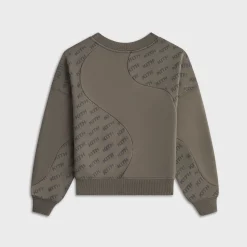 Sweat-shirt Kith Kids Nelson à monogramme bloqué