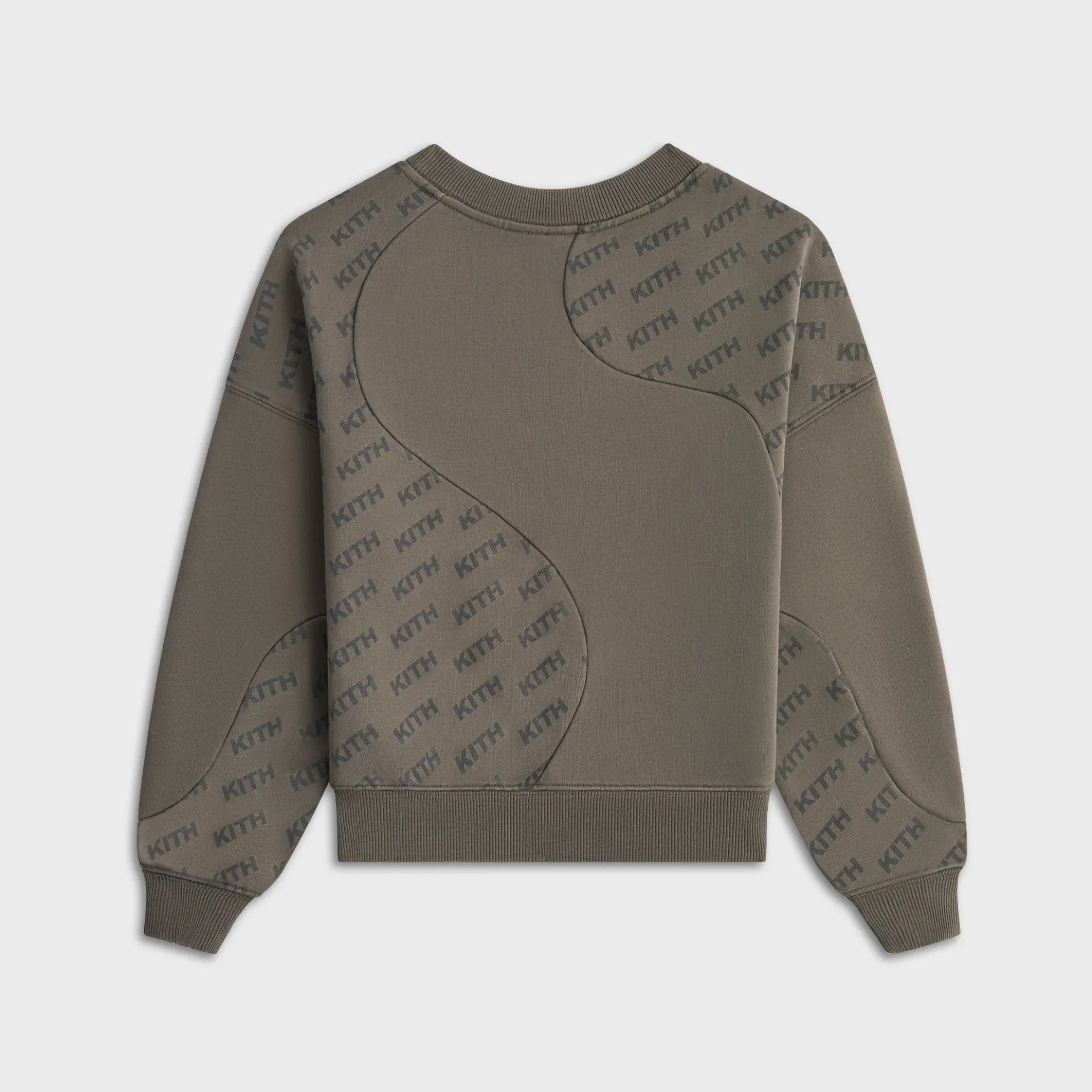 Sweat-shirt Kith Kids Nelson à monogramme bloqué
